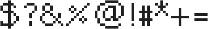 Pixel1985 ttf (400) Font OTHER CHARS