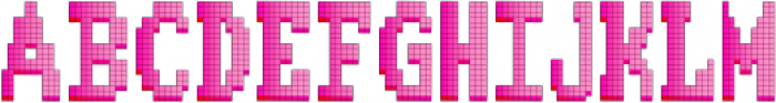 Pixel2 Regular otf (400) Font LOWERCASE