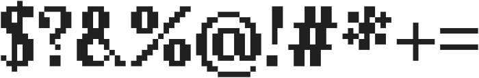 PixelArtifacts ttf (400) Font OTHER CHARS