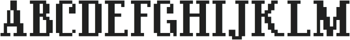 PixelArtifacts ttf (400) Font UPPERCASE