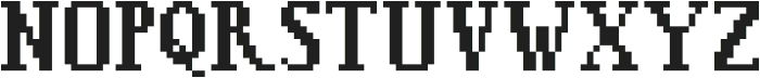 PixelArtifacts ttf (400) Font UPPERCASE