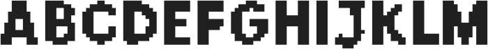 PixelFlicker ttf (400) Font UPPERCASE