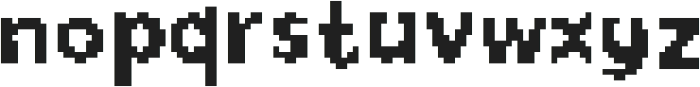 PixelFlicker ttf (400) Font LOWERCASE