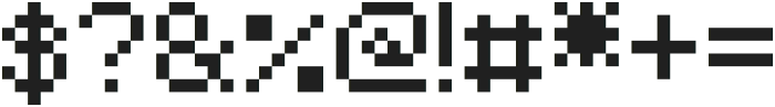 PixelPancakes ttf (400) Font OTHER CHARS