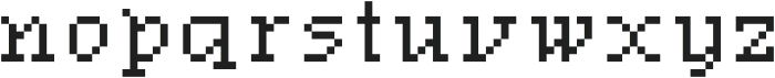 PixelPunk ttf (400) Font LOWERCASE