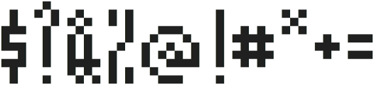 PixelSlasher ttf (400) Font OTHER CHARS