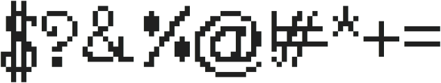 PixelStarship ttf (400) Font OTHER CHARS
