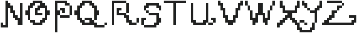 PixelStarship ttf (400) Font UPPERCASE