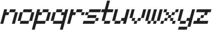 PixelStick-Italic otf (400) Font LOWERCASE