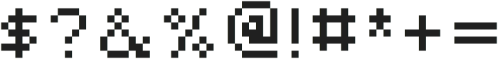 PixelTape ttf (400) Font OTHER CHARS