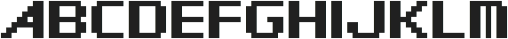 PixelTerrain ttf (400) Font UPPERCASE