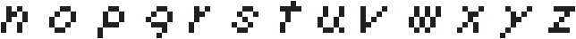PixelVanguard ttf (400) Font LOWERCASE