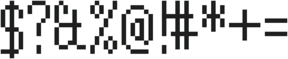 PixelVoid ttf (400) Font OTHER CHARS
