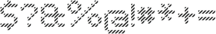 Pixelar Textured Regular otf (400) Font OTHER CHARS