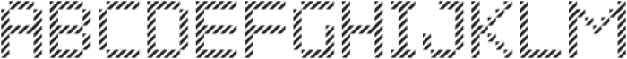 Pixelar Textured Regular otf (400) Font UPPERCASE