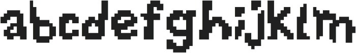 Pixeldust ttf (400) Font LOWERCASE