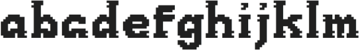 Pixelmax Regular otf (400) Font LOWERCASE