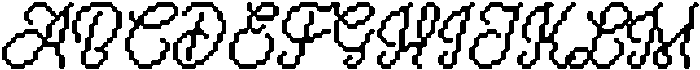 Pixelota Regular otf (400) Font UPPERCASE