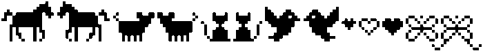 Pixie Promise Ornaments Regular otf (400) Font UPPERCASE