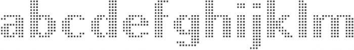 Pixie Sans Bold Dots otf (700) Font LOWERCASE