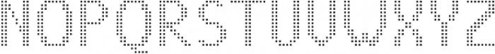 Pixie Sans Regular Dots otf (400) Font UPPERCASE