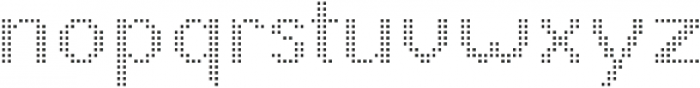 Pixie Sans Regular Dots otf (400) Font LOWERCASE