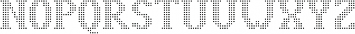 Pixie Serif Bold Dots otf (700) Font UPPERCASE