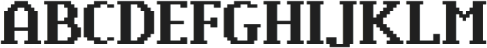 Pixie Serif Bold otf (700) Font UPPERCASE