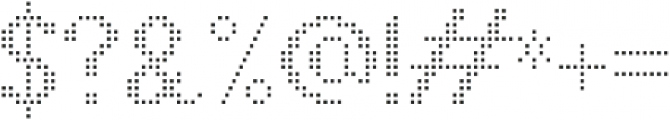 Pixie Serif Regular Dots otf (400) Font OTHER CHARS