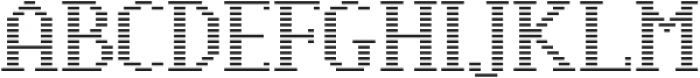 Pixie Serif Regular Lines otf (400) Font UPPERCASE