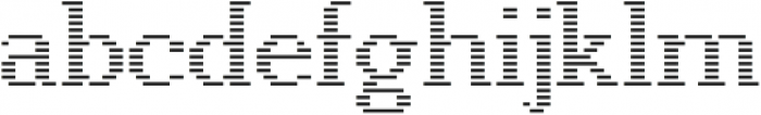 Pixie Serif Regular Lines otf (400) Font LOWERCASE