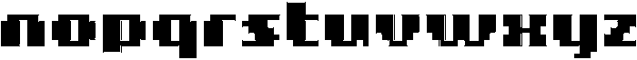 Pixiel Inline otf (400) Font LOWERCASE