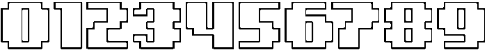 Pixiel Outline otf (400) Font OTHER CHARS