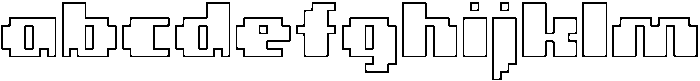 Pixiel Outline otf (400) FONT