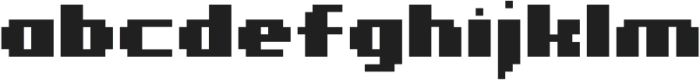 Pixiel Regular otf (400) Font LOWERCASE