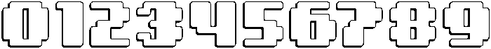 Pixiel Rounded Shadow otf (400) Font OTHER CHARS