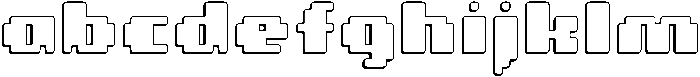 Pixiel Rounded Shadow otf (400) FONT