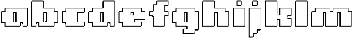 Pixiel Shadow otf (400) FONT