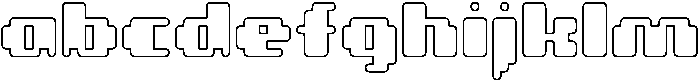 Pixiel Soft Outline otf (400) FONT