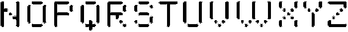 Pixora Circular Inline otf (400) Font UPPERCASE