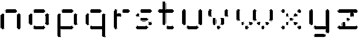 Pixora Circular Inline otf (400) Font LOWERCASE