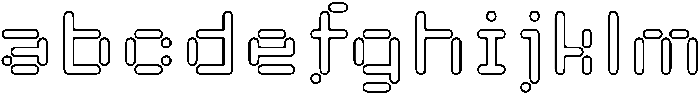 Pixora Circular Outline otf (400) FONT