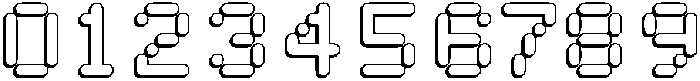 Pixora Circular Shadow otf (400) Font OTHER CHARS