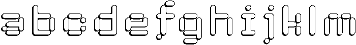Pixora Circular Shadow otf (400) FONT