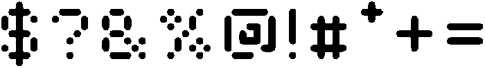 Pixora Circular otf (400) Font OTHER CHARS