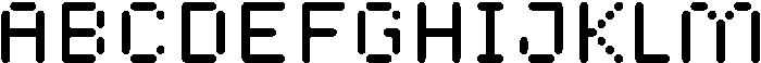 Pixora Circular otf (400) Font UPPERCASE