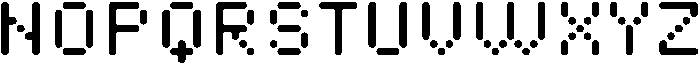Pixora Circular otf (400) Font UPPERCASE
