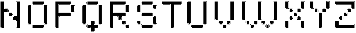 Pixora Rounded Inline otf (400) Font UPPERCASE