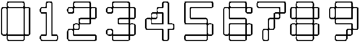Pixora Rounded Outline otf (400) Font OTHER CHARS