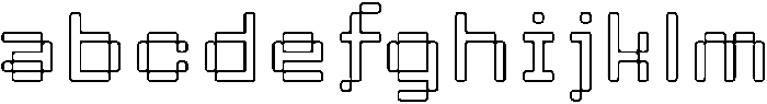 Pixora Rounded Outline otf (400) FONT